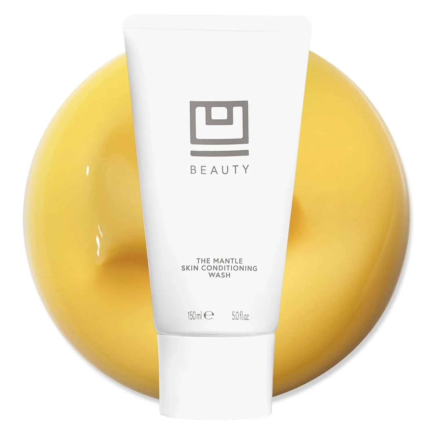 U Beauty The MANTLE Skin Conditioning Wash - Hydrating Facial Cleanser & Makeup Remover with Vitamin C   E, Fruit AHAs, and Hyaluronic Acid for Clean, Refreshed and Hydrated-Looking Skin - 5.0 fl oz