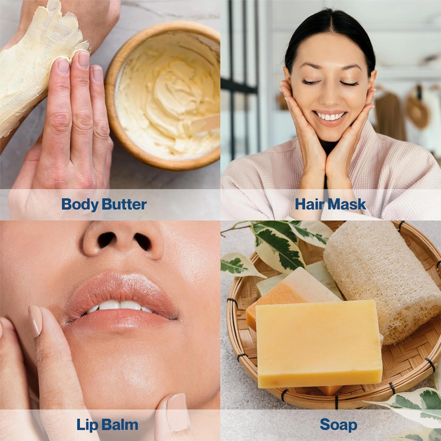 uh*Roh*Muh Premium Refined Kokum Butter - Perfect Ingredient for Skin Care & Hair Care Products Ideal for Skin Moisturizer,Body Butter,Lip Balm,Lotion,Cream,DIY Candel(Net Wt.:3.5kg/7.7lb)