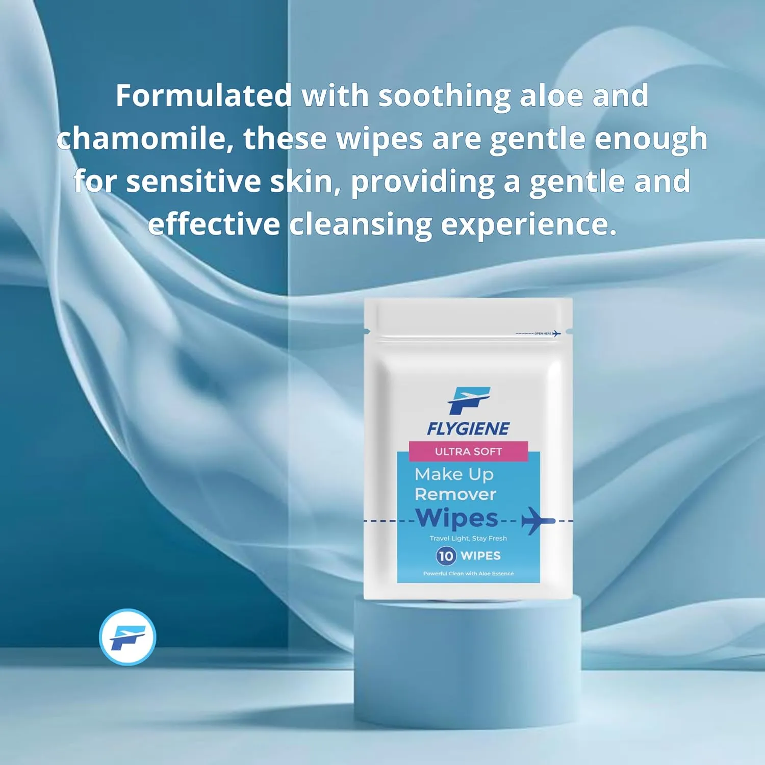 Ultra Soft Makeup Remover Wipes – Individually Wrapped Face Wipes for Travel – Waterproof, Disposable, Gentle Cleansing Towelettes – 100 Count (10 Packs of 10), Safe for All Skin Types