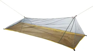 Ultralight Single Person Camping Tent with Mosquito Net, High-Density Mesh Insect Shelter, Water-Repellent & Easy Setup for Outdoor Camping (Light Yellow)