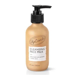 UPCIRCLE Cleansing Face Milk with Aloe Vera   Oat Powder 4.05oz - Cleansing, Repairing   Nourishing Skin - Vegan   Cruelty-Free