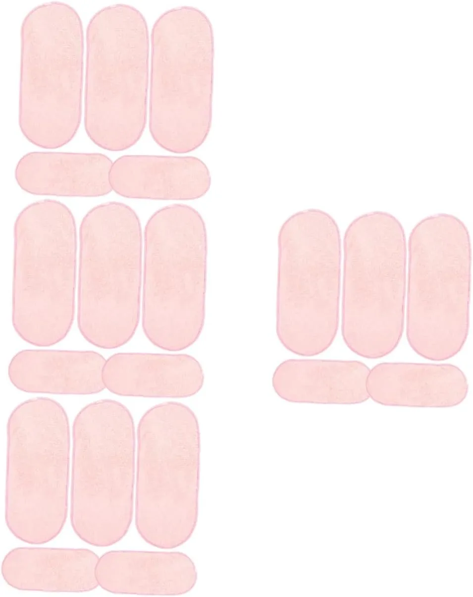UPKOCH 4sets Travel Face Wash Reusable Makeup Removal Cloths Gentle Facial Cleansing Towels Portable Face Cloths for Men Women 5pcs*4