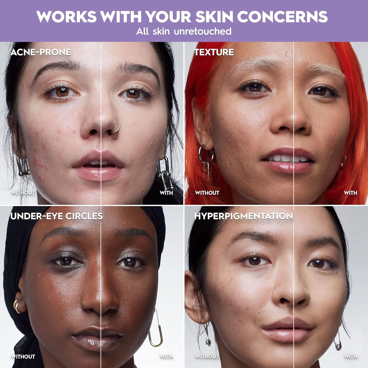 Urban Decay Face Bond Waterproof Foundation, Medium Coverage, Natural Matte Finish, 3% Niacinamide Serum, Self-Setting   Transfer-Resistant, Sweat-Proof, Blurs Skin - 1 fl oz