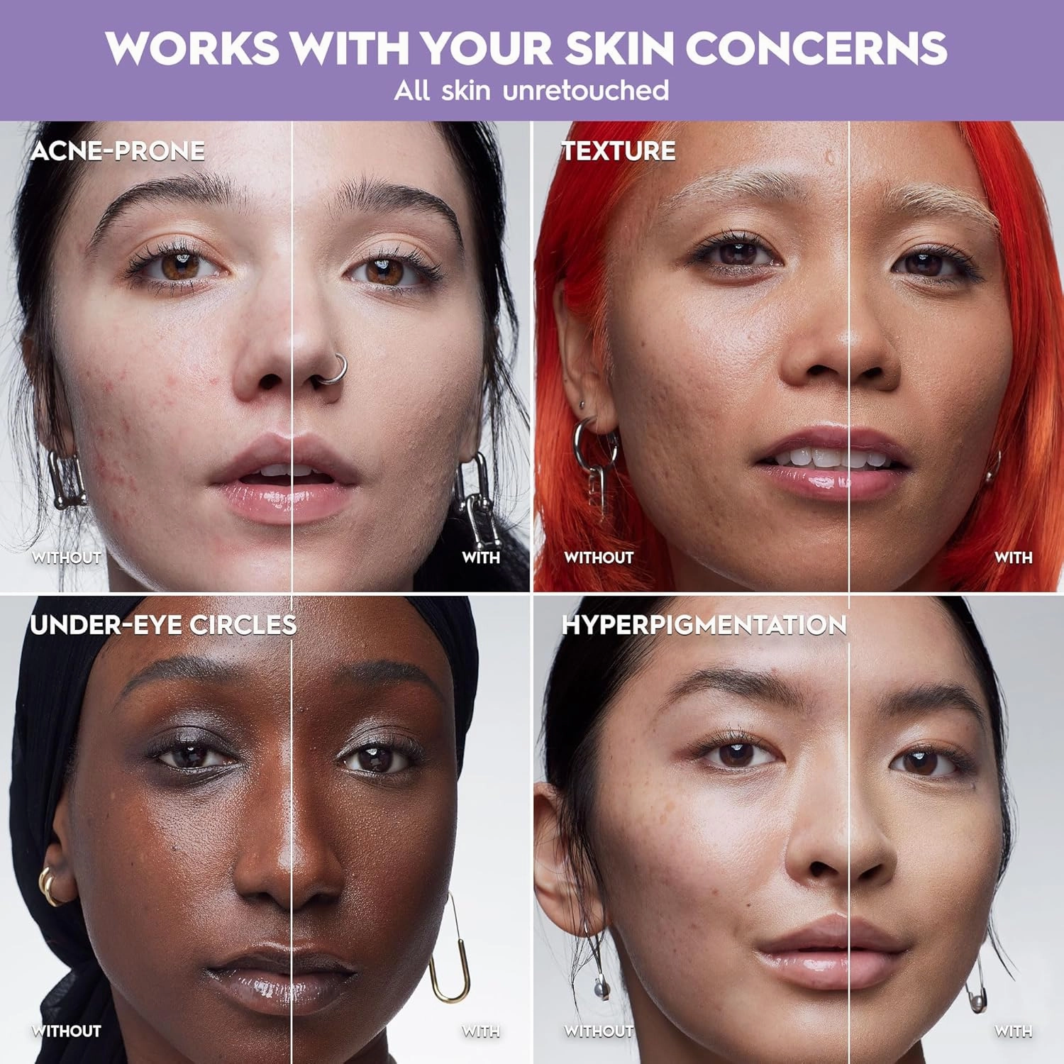 Urban Decay Face Bond Waterproof Foundation, Medium Coverage, Natural Matte Finish, 3% Niacinamide Serum, Self-Setting   Transfer-Resistant, Sweat-Proof, Blurs Skin - 1 fl oz