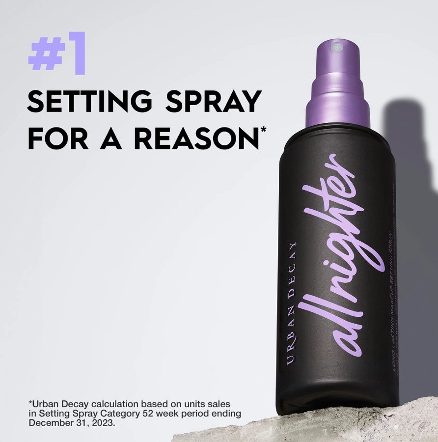 URBAN DECAY PARTY PACK ALLNIGHTER SETTING SPRAY TRIO HOLIDAY MAKEUP SET