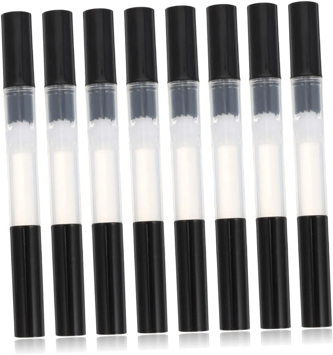 Vaguelly 8Pcs Empty Nail Oil Pens Refillable Cuticle Oil Tube with Brush Tip Nail Art Containers for Lip Gloss Makeup and Manicure Easy to Use Stylish Design