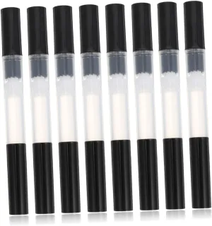 Vaguelly 8Pcs Empty Nail Oil Pens Refillable Cuticle Oil Tube with Brush Tip Nail Art Containers for Lip Gloss Makeup and Manicure Easy to Use Stylish Design