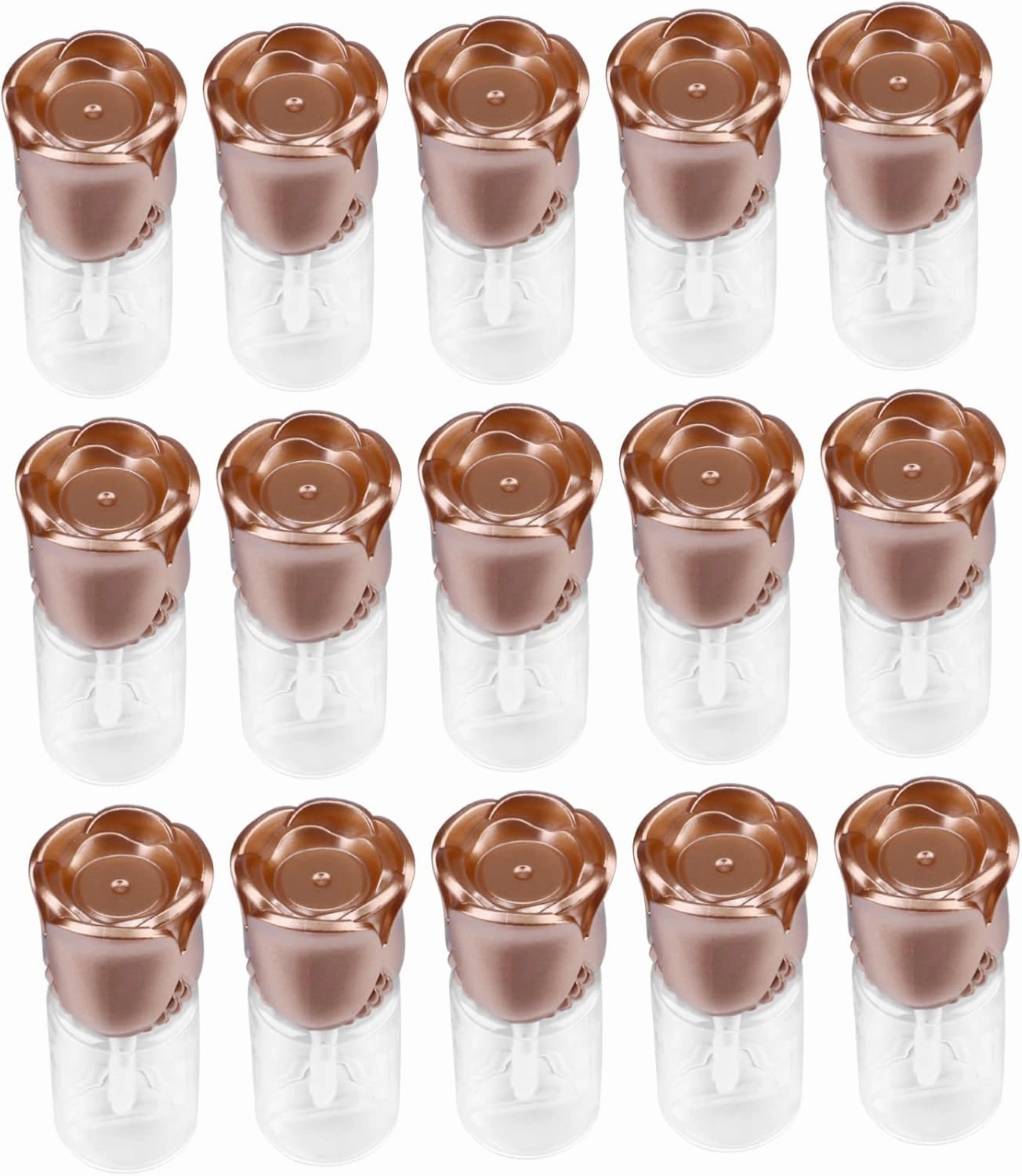 Vaguelly 15Pcs Lip Gloss Containers Refillable Empty Tubes for Home Use Durable Transparent for Lip Oil Dye Liquid