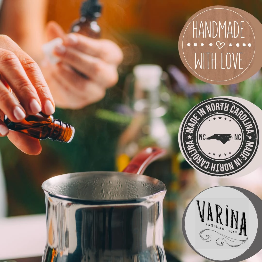 Varina Natural Tobacco Trail Bar Soap - Gentle Cleansing for Sensitive Skin, Earthy Scents - 3 Pack