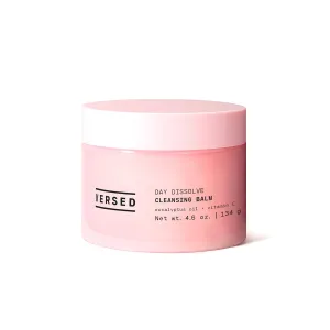 Versed Day Dissolve Cleansing Balm, Jumbo - Residue-Free Makeup Remover & Milk Cleanser with Eucalyptus Oil   Vitamin E - Eye Safe Oil Based Balm Cleanser for All Skin Types - Vegan (4.6 Oz)