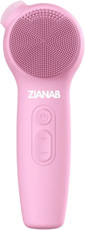 Vibrating Facial Cleansing Brush, Rechargable, All Skin Types Facial Brush Cleaning & Massaging, Men & Women, Perfect for at-Home & Traveling (Pink)