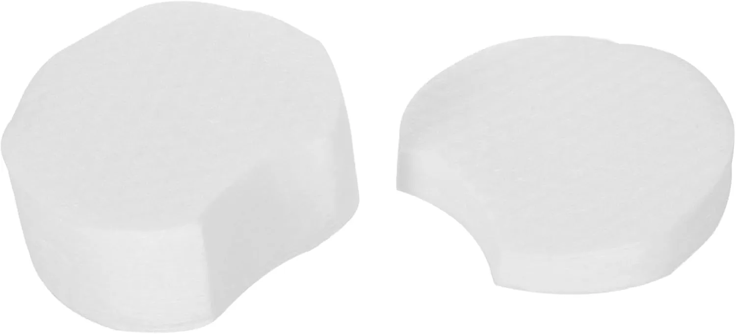 VICASKY Multi-use Semicircular Makeup Pads Face 600pcs Non-Woven Cotton Rounds for Makeup Removal
