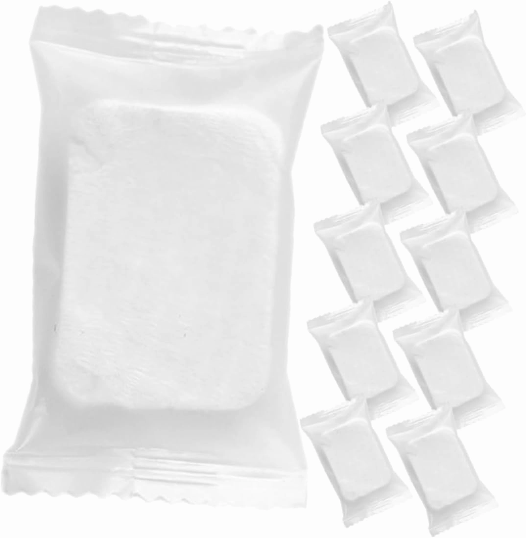 VICASKY 1pack Compressed Non-Woven Facial Cleansing Pads Makeup Remover Pads for Face Eyes Lips for Travel Daily Use Soft and Luxurious Makeup Removal