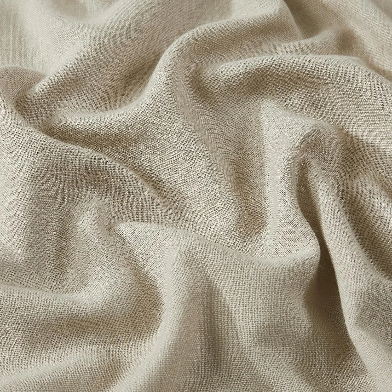 Vision Home Sand Full Blackout Window Curtains Grommet Linen Total Room Darkening Window Panels 84 inches for Bedroom Living Room Noise Reducing Thermal Insulated Linen Drapes 58"Wx84"Lx2,Camel Beige