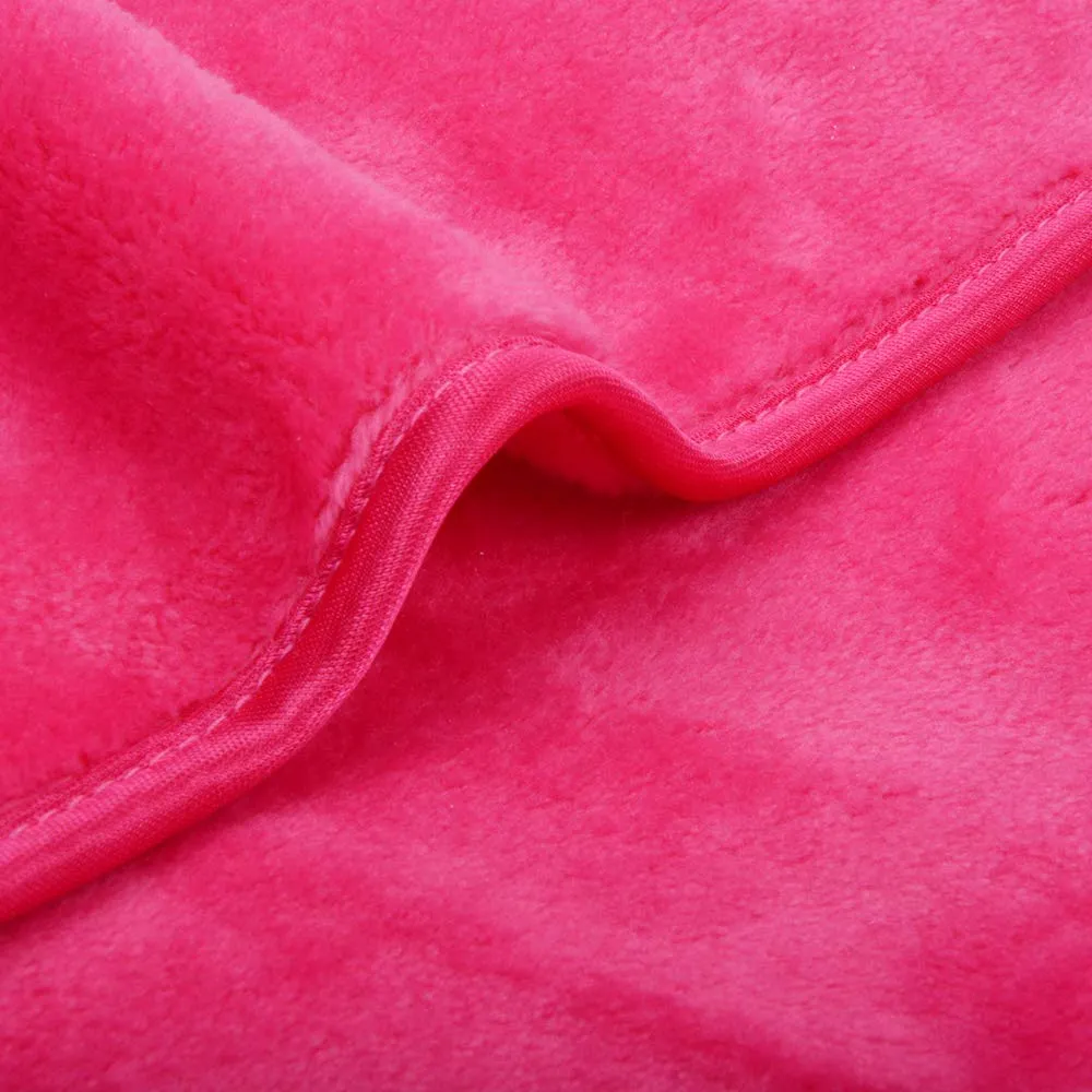 VIVOTE Microfiber Face Cloths Reusable Makeup Remover Cloth Ultra Soft Washcloths for Women 12Inch X 12Inch (6 Pack, Dark Pink)