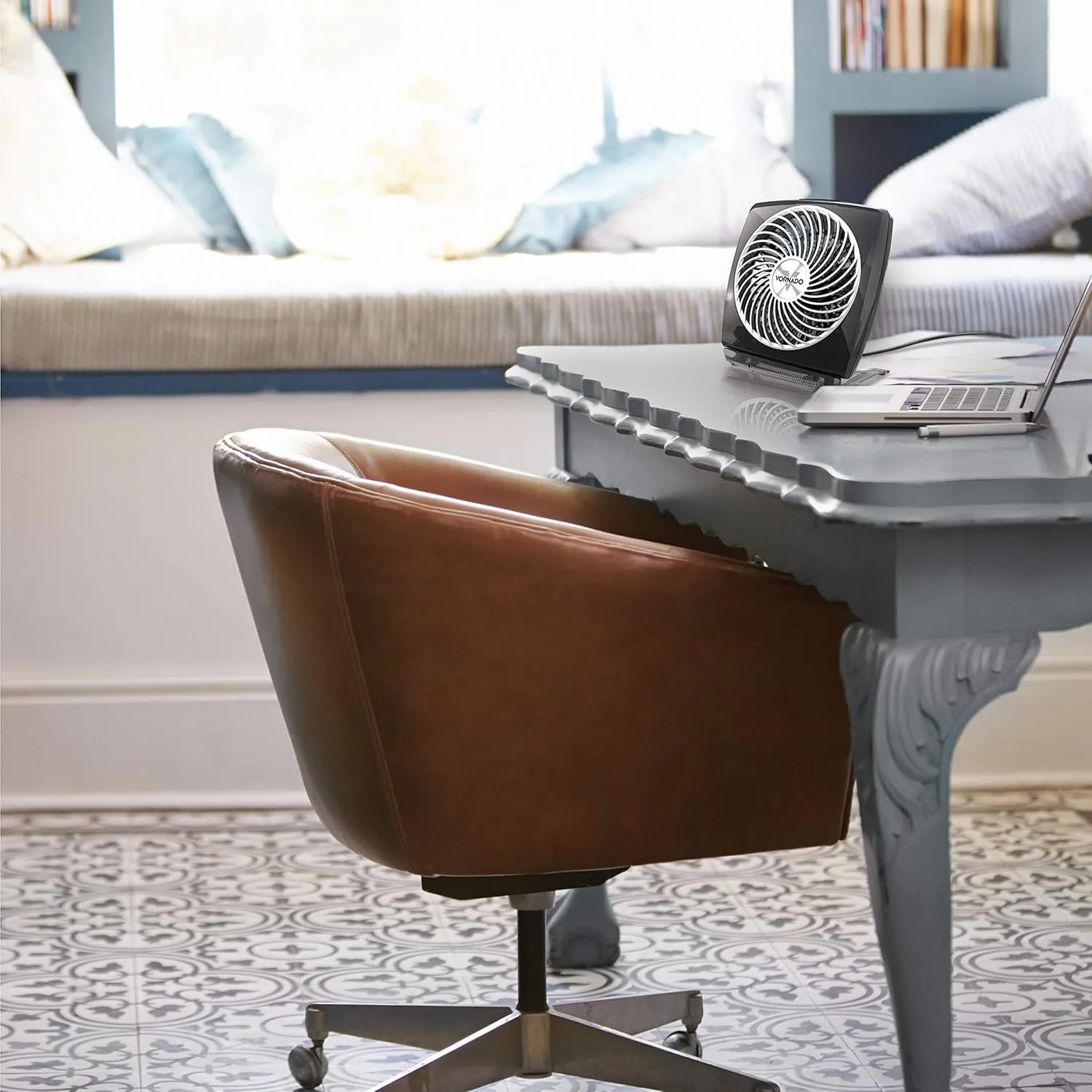 Vornado FIT Personal Air Circulator Fan with Fold-Up Design, Directable Airflow, Compact Size, Perfect for Travel or Desktop Use, Black