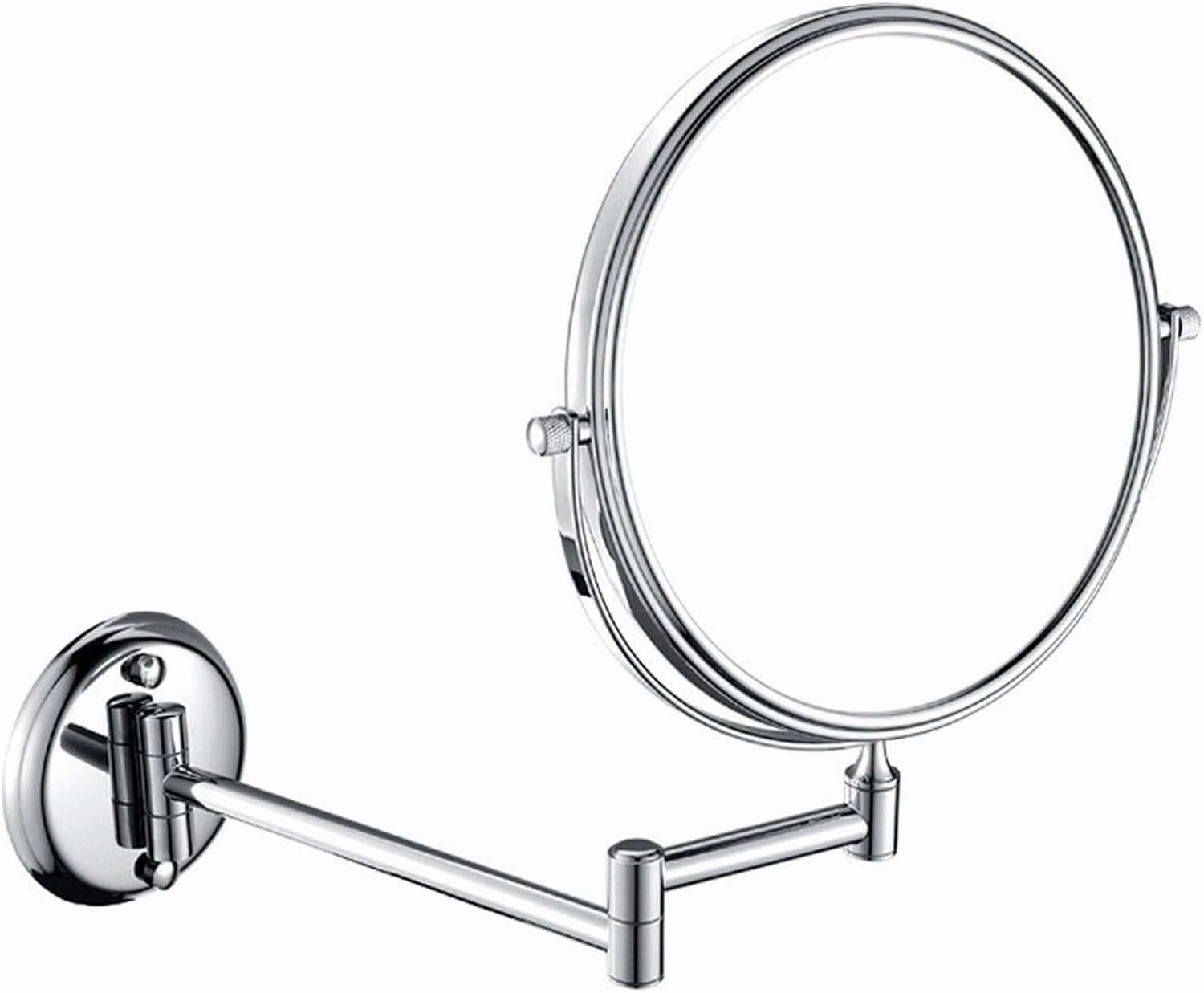 Wall Mounted Makeup Mirror with Magnification,HD Two-Sided Bathroom Mirror,360°rotatable,The Stand can be Folded and Unfolded, Gifts for Handsome Men and Women, for Makeup and face Cleansing.-3X||A