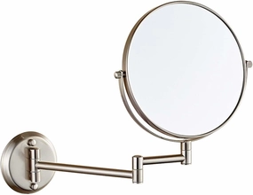 Wall Mounted Makeup Mirror with Magnification,HD Two-Sided Bathroom Mirror,360°rotatable,The Stand can be Folded and Unfolded, Gifts for Handsome Men and Women, for Makeup and face Cleansing.-7X||E