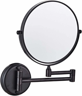 Wall Mounted Makeup Mirror with Magnification, Two-Sided Bathroom Mirror, 360°rotatable, The Stand can be Folded and Unfolded, Gifts for Handsome Men and Women, for Makeup and face Cleansing.-10X||B