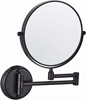 Wall Mounted Makeup Mirror with Magnification, Two-Sided Bathroom Mirror, 360°rotatable, The Stand can be Folded and Unfolded, Gifts for Handsome Men and Women, for Makeup and face Cleansing.-3X||B