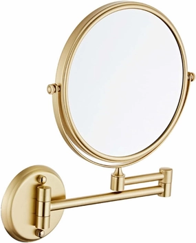 Wall Mounted Makeup Mirror with Magnification, Two-Sided Bathroom Mirror, 360°rotatable, The Stand can be Folded and Unfolded, Gifts for Handsome Men and Women, for Makeup and face Cleansing.-3X||H