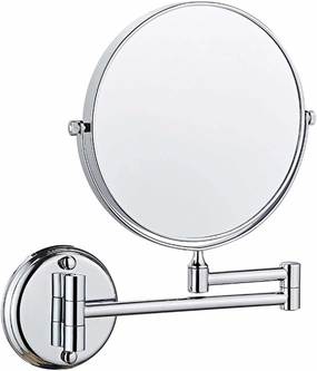 Wall Mounted Makeup Mirror with Magnification, Two-Sided Bathroom Mirror, 360°rotatable, The Stand can be Folded and Unfolded, Gifts for Handsome Men and Women, for Makeup and face Cleansing.-5X||A