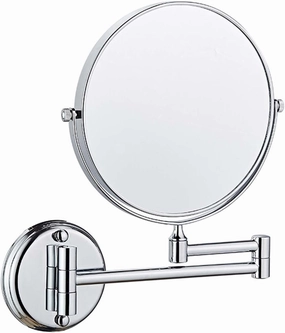Wall Mounted Makeup Mirror with Magnification, Two-Sided Bathroom Mirror, 360°rotatable, The Stand can be Folded and Unfolded, Gifts for Handsome Men and Women, for Makeup and face Cleansing.-7X||A