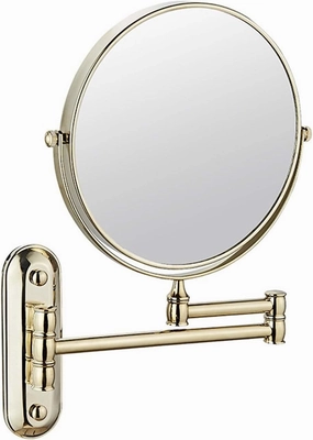 Wall Mounted Makeup Mirror with Magnification, Two-Sided Bathroom Mirror, 360°rotatable, The Stand can be Folded and Unfolded, Gifts for Handsome Men and Women, for Makeup and face Cleansing.-7X||B