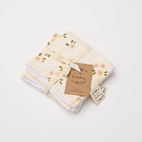 Wash Cloth Set of 2 - Daisy