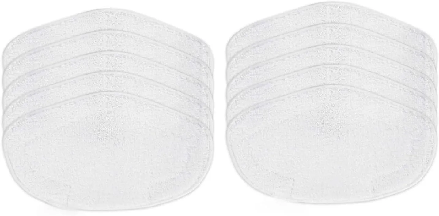 Washable for Polti Vaporetto SV440_Double SV400,Pads for Polti Vaporetto Smart 100_B Mop Sockettes,Vaporetto Steam Mops Cleaner. (10)
