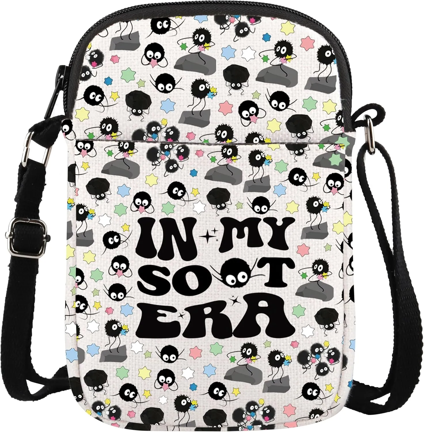 WCGXKO Anime Inspired Gift Anime Lover Gift Zipper Pouch Makeup Bag