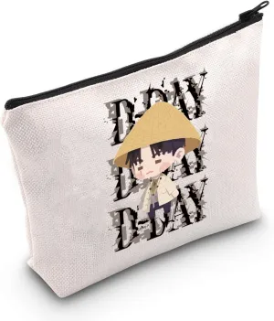 WCGXKO K-Pop Alum Gift Army Members Merch Korean Group Gift K-Pop Character Makeup Bag (DAY-bag)