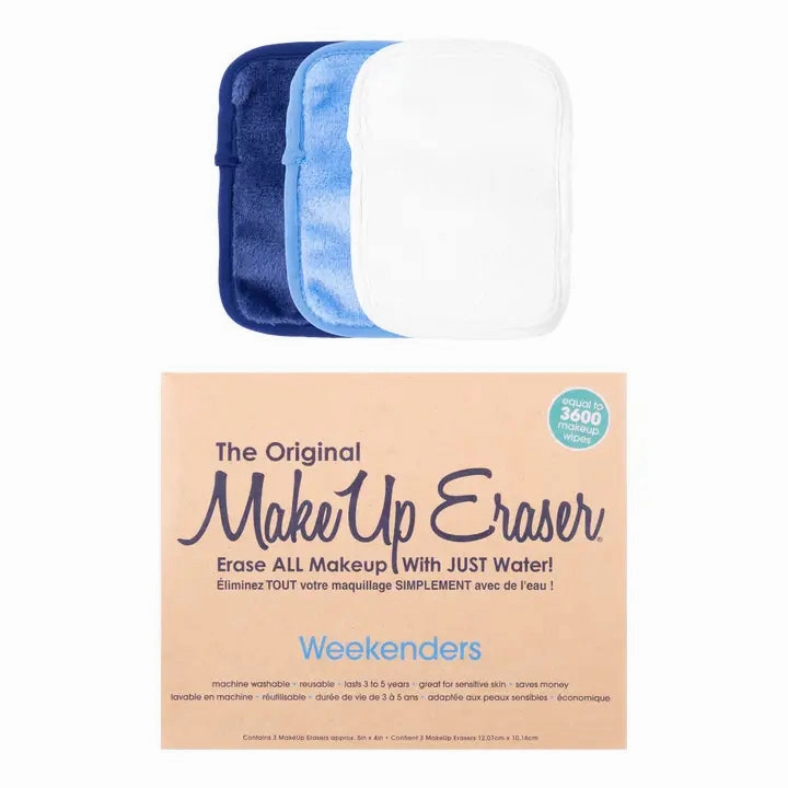 Weekenders 3-Day MakeUp Erasers Set