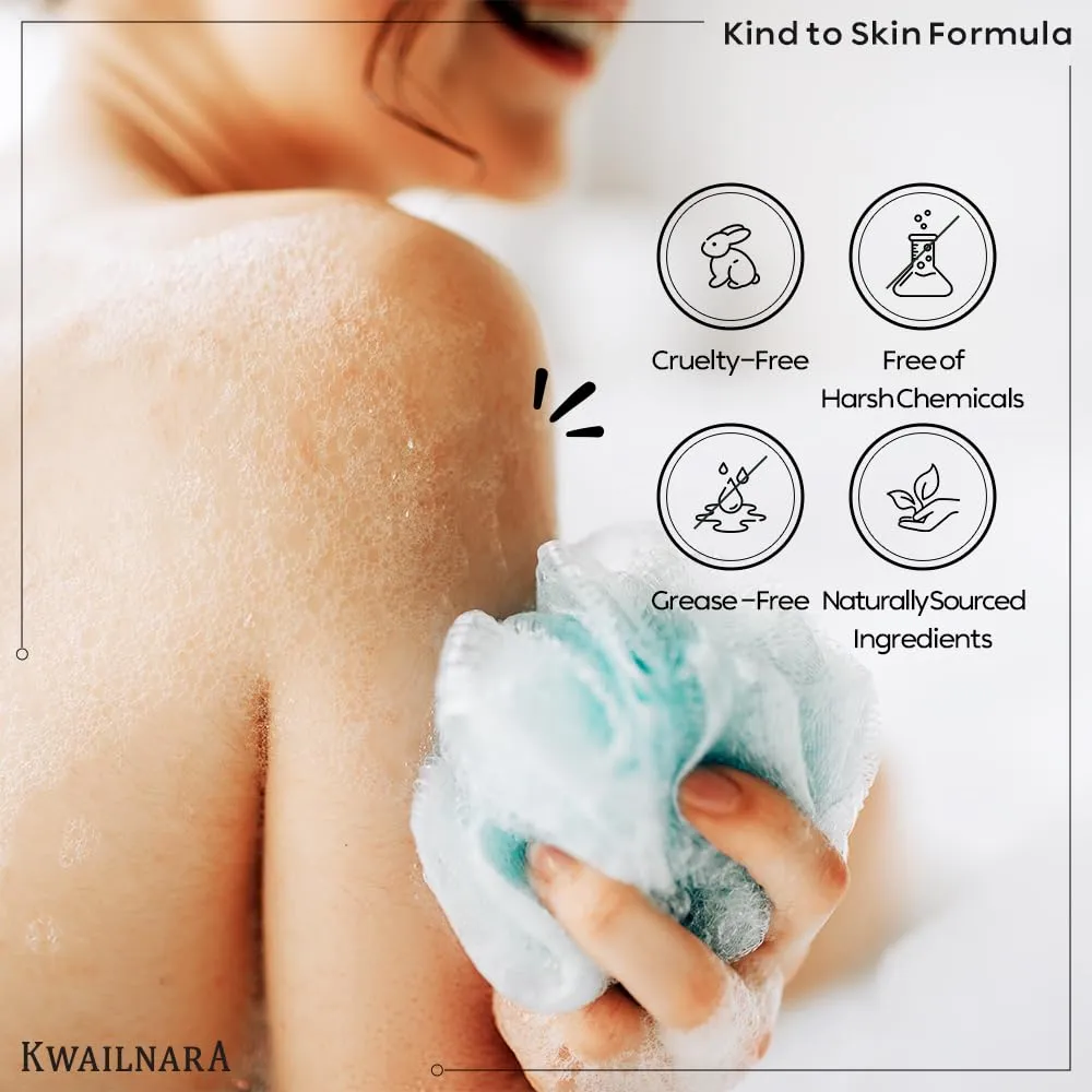 WELCOS KWAILNARA Oat Milk Body Wash – Korean Body Wash with Oat Extract for Nourished and Soothed Skin 560 g / 19.75 oz.