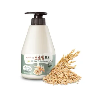 WELCOS KWAILNARA Oat Milk Body Wash – Korean Body Wash with Oat Extract for Nourished and Soothed Skin 560 g / 19.75 oz.
