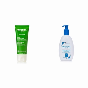 Weleda Skin Food 2.5oz Ultra-Rich Body Cream & Vanicream 8oz Gentle Facial Cleanser Sensitive Skin Bundle