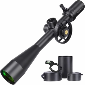 WestHunter Optics TD-S 10-40x50 SFIR Precision Hunting Riflescope, Red Illumination Second Focal Plane 30 mm Tactical 1/10 MIL Long Range Shooting Scope