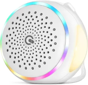 White Noise Machine, Portable with 27 Soothing Sounds for Baby, Adults & Kids Sleep, 5 Timers & 8 Colors Night Light & Rechargeable Battery, Sound Therapy for Travel, Office, Home & Gift