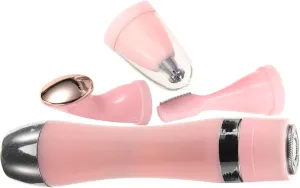 Women's Electric Shaver with Removable Heads Hair Removal Device for Face Body and Eyebrows Cordless Design for Smooth Skin No Battery Included