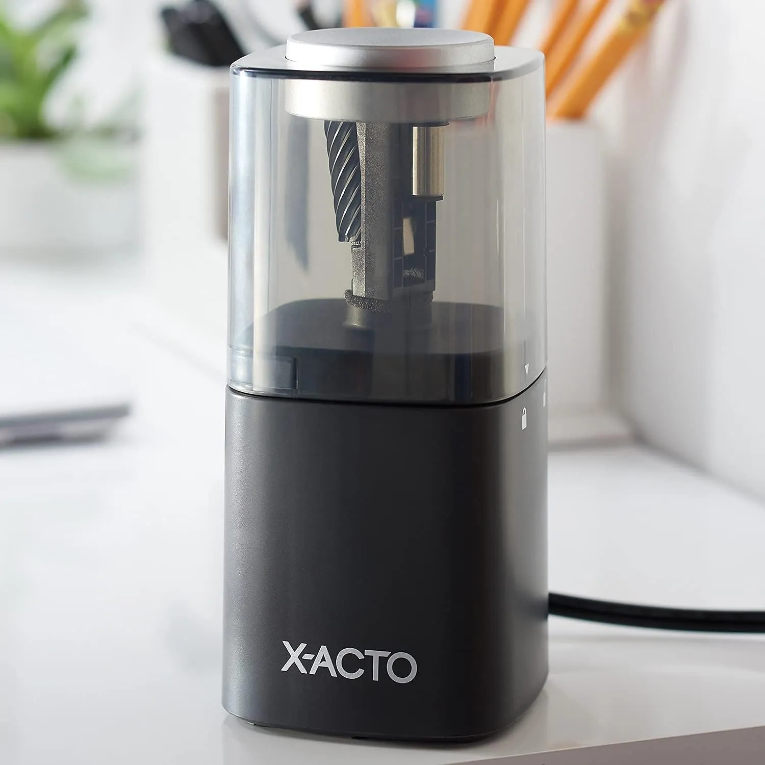 X-ACTO® Powerhouse® Electric Pencil Sharpener, Black