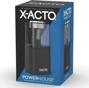 X-ACTO® Powerhouse® Electric Pencil Sharpener, Black