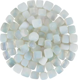YATSKIA Opalite Bulk Crystals and Stones, Tumbled Stones, Gemstones, Crystals Bulk, Polished Rocks, Gem Stones, Crystal Rocks, Polished Stones, Piedras, Colored Rocks for Spiritual Connection 1 LB