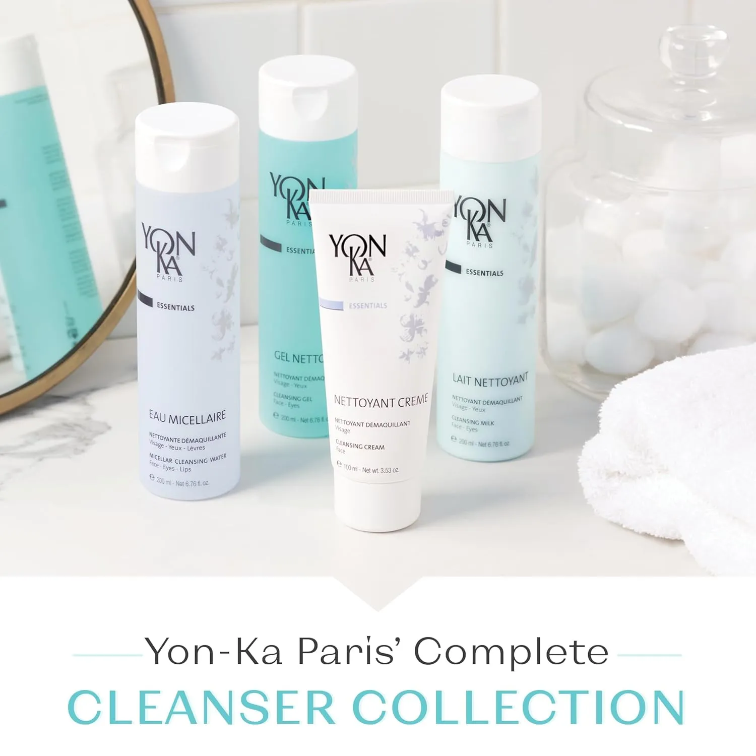 Yon-Ka Eau Micellaire (200ml) Micellar Water and Cleansing Makeup Remover, Gentle Face Wash with Rose and Chamomile to Remove Impurities and Hydrate, All Skin Types, Paraben-Free