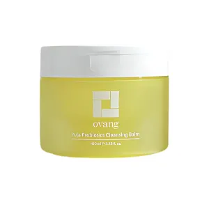 Yuja Probiotics Cleansing Balm – Makeup Remover & Hydrating Cleanser – Fragrance-Free, Brightening & Soothing for All Skin Types, Korean Skincare (100ml / 3.38 fl.oz) Step1