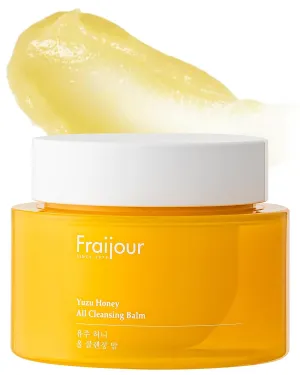 Yuzu Honey All Cleansing Balm – Korean Makeup Remover with Sunflower, Avocado & Jojoba Oils, Melts Waterproof Makeup, Vitamin E for Radiance & Moisture, Non-Greasy Finish, 1.69 fl.oz.