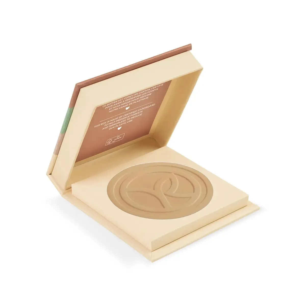 Yves Rocher Compact Powder Matte Smooth Perfect Finish Long-Lasting Oil Control Lightweight Women Makeup Beige 200 – 10g / 0.35oz