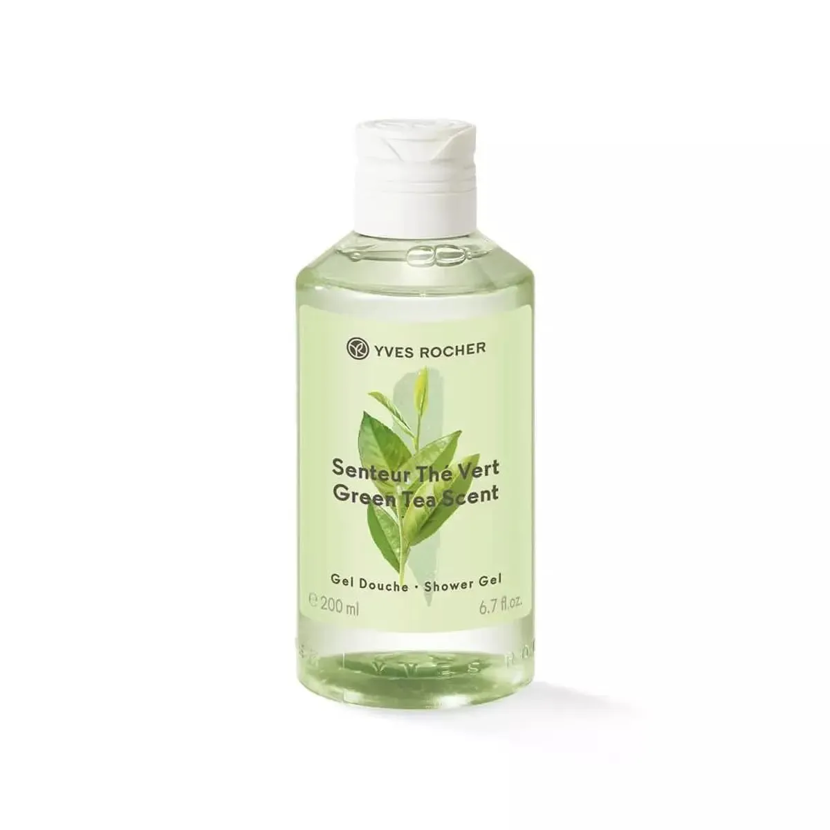 Yves Rocher Green Tea Scent Perfumed Shower Gel Nourishing Moisturizing Body - 200 ml./6.7 fl.oz.