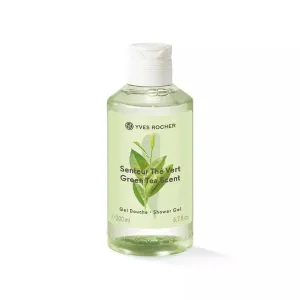 Yves Rocher Green Tea Scent Perfumed Shower Gel Nourishing Moisturizing Body - 200 ml./6.7 fl.oz.