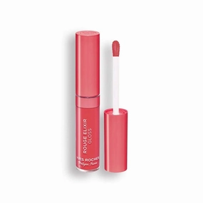 Yves Rocher Rouge Elixir Lip Gloss High Shine & Rich Color Hydrating Non-Sticky Formula Women Makeup 04 Pink – 7ml / 0.24 flOz