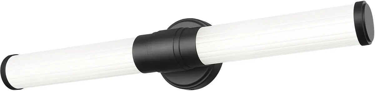 Z-Lite 1020-25W-LED Warwick 2 Light 26" Wide Bath Bar - Matte Black